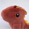12Cm Cartoon Product Cute Standing Dinosaur Plush Keychain Backpack Hanger Grasping Machine Cartoon Doll Toys For Christmas
