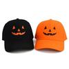 UV Protection Halloween Baseball Cap Lightweight Sunshade Cap Fashion Pumpkin Embroidery Hat  Party