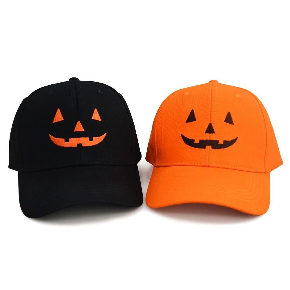 UV Protection Halloween Baseball Cap Lightweight Sunshade Cap Fashion Pumpkin Embroidery Hat Party
