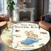 1pc Peter Rabbit1 Design Printed Area Round Carpet for Bedroom Living Room Home Decor Rugs Mat Non Slip Mat Rug for Bedside