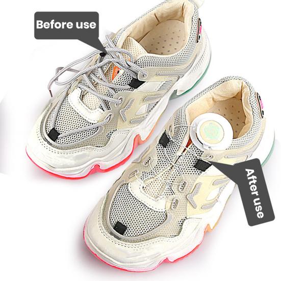 Automatic Buckle Rope Shoe Metal Wire Swivel Shoelaces Mini Size Lightweight Easy To Install Quick Lock Shoestrings Accessories