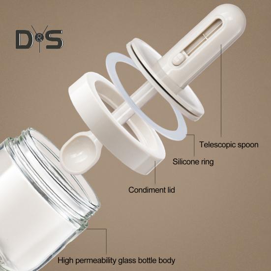 Удобная коробка для приправ 1 мерная ложка 2 г Практичная банка для приправ Бутылка для специй