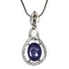 Pendant Lapis Lazuli Silver Jewelry 2.5" Gemstone Handmade Sterling Silver