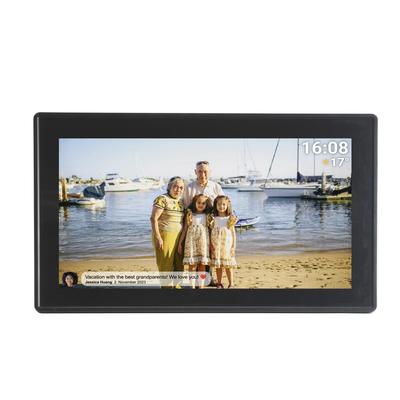 Цифровая фоторамка FULL HD FRAMEO Wi-Fi Сенсорный экран IPS 15.6”" 16 ГБ Denver PFF-1515B черная, Denver