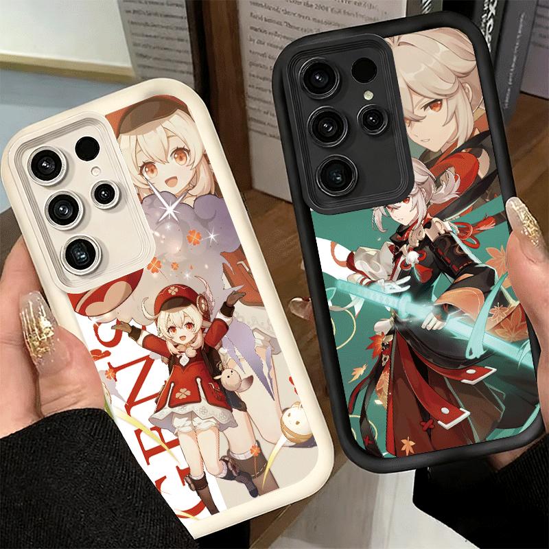 Phone Case for Samsung Galaxy S26 S25 Ultra S24 FE Genshin Impact Anime Shell S23 Plus S22 + S21 S20 5G Soft Silicone Funda