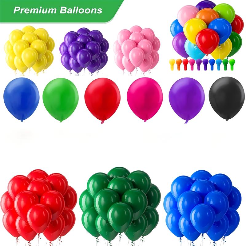 Matte Helium Latex Balloons for Home Decor for Background Birthday Wedding Banquets Christmas Festival Available
