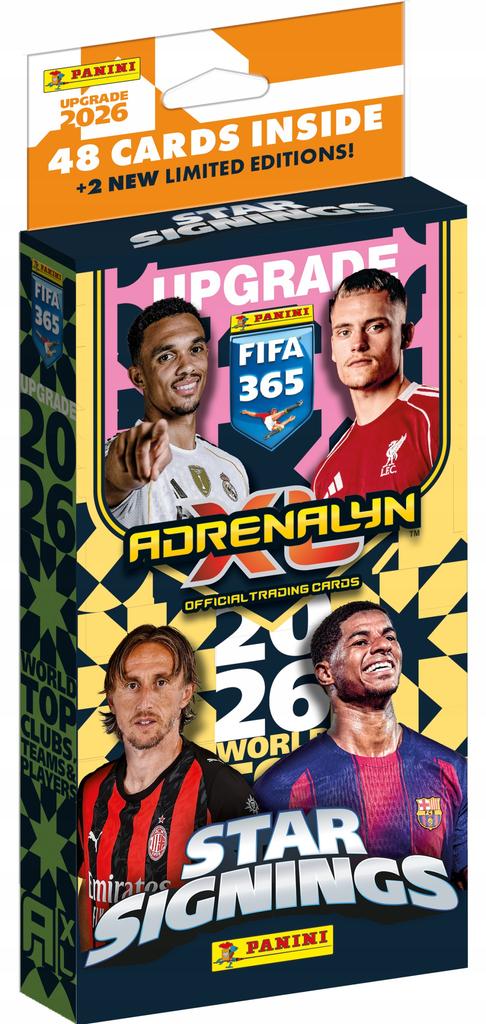 Panini Adrenalyn 2026 Football Cards: Star Signings Upgrade Fifa 365