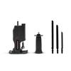 Portable Reciprocating Saw Adapter Multifunctional Electric Drill Modified Tool Attachment with Ergonomic Handle 3 Saw Blades for Wood Metal Cutting
