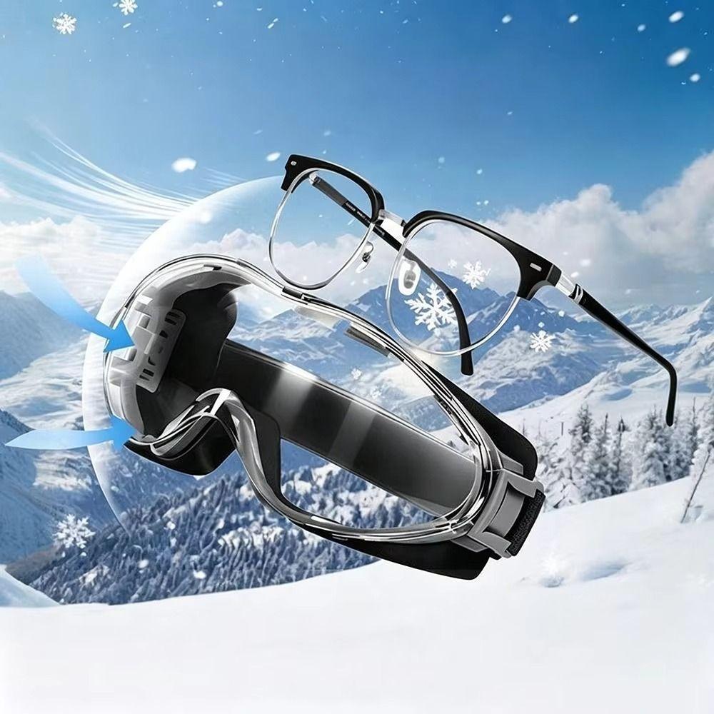 Anti Scratch Safety Glasses Clear Lens Dust Proof Goggles Anti Fog Goggles Eye Protection