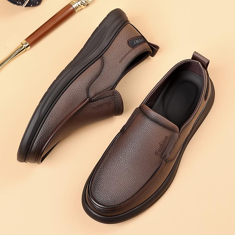 Модная мужская роскошная трендовая повседневная обувь без застежек, формальные лоферы, простые мокасины, нескользящая удобная обувь для вождения, уличная обувь для отдыха