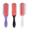 3Pcs 9 Row Hair Brush Scalp Massage Removable Detangling Styling Hair Brush Comb for Home Hair