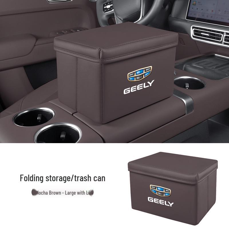 Geely Car Storage Box & Folding Trash Can for Xingyue L, Xingyuan Xingrui, and Dihao Boyue Pro