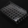 Trapezoid Clear Makeup Display 40 Lattices Lipstick Stand Case Cosmetic Organizer Holder Box