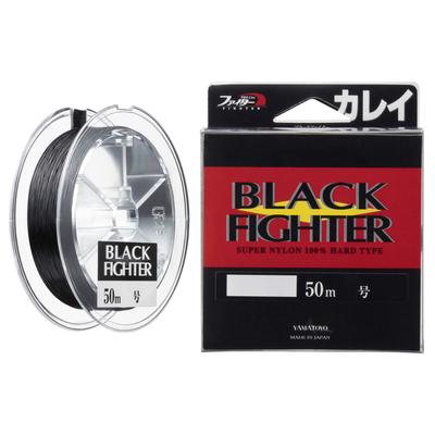 YAMATOYO Черная нейлоновая леска Black Fighter, 50 м, 10, 40 фунтов, Черная