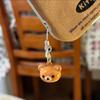 Kawaii Rilakkuma Keychain Japanese Anime Cartoon Pendant Simplicity Bag Mobile Phone Decoration Couple Accessories