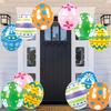 1PC Pvc Inflatable Inflatable Easter Eggs Eggs Egg Decoration Easter Patio Decoration Easter Toys Inflatable Eggs Multi-Style