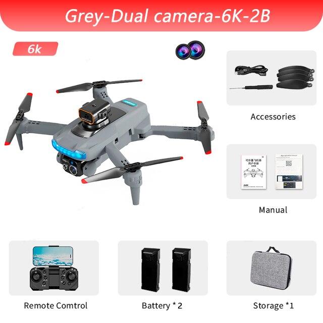 P15 Оптическая фиксация высоты потока Квадрокоптер HD 4k 8k БПЛА сверхдальнего действия для предотвращения препятствий Радиоуправляемый самолет