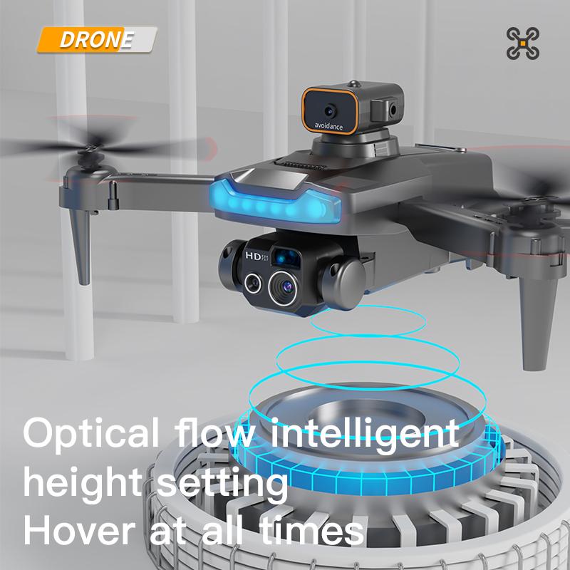 Non-Toxic P15 Drone Hd Camera 4K Real-Time Aerial Pography Obstacle Avoidance Aircraft Optical Flow Fixed Height Foldable Quadcopter