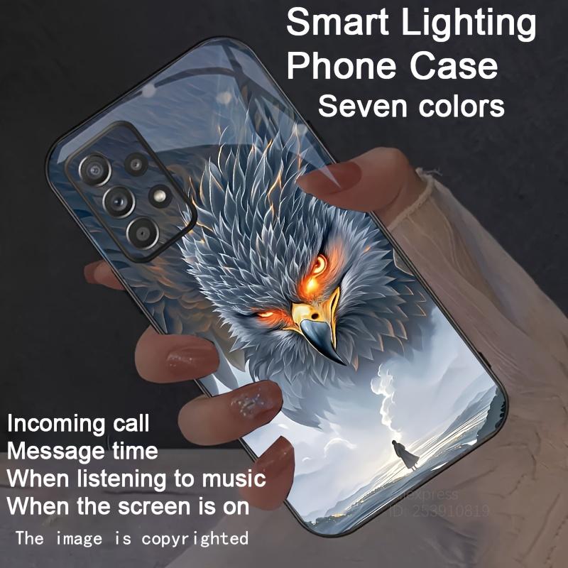 Для Xiaomi Poco X7 Pro 5G Чехол со светодиодной подсветкой Животное Чехол для телефона Для Pocophone Poko Little X7Pro X 6 X5 Pro F6 F7 F5 Задняя крышка