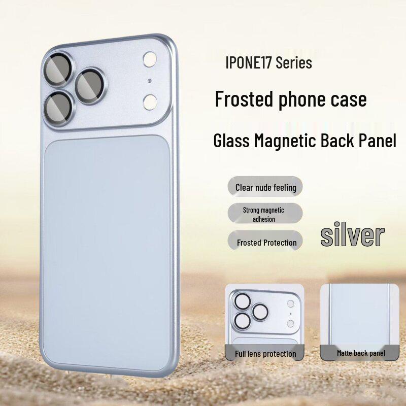 Совместимый матовый магнитный чехол для телефона для iPhone 17 Pro Max и Apple 16, совместимый с MagSafe