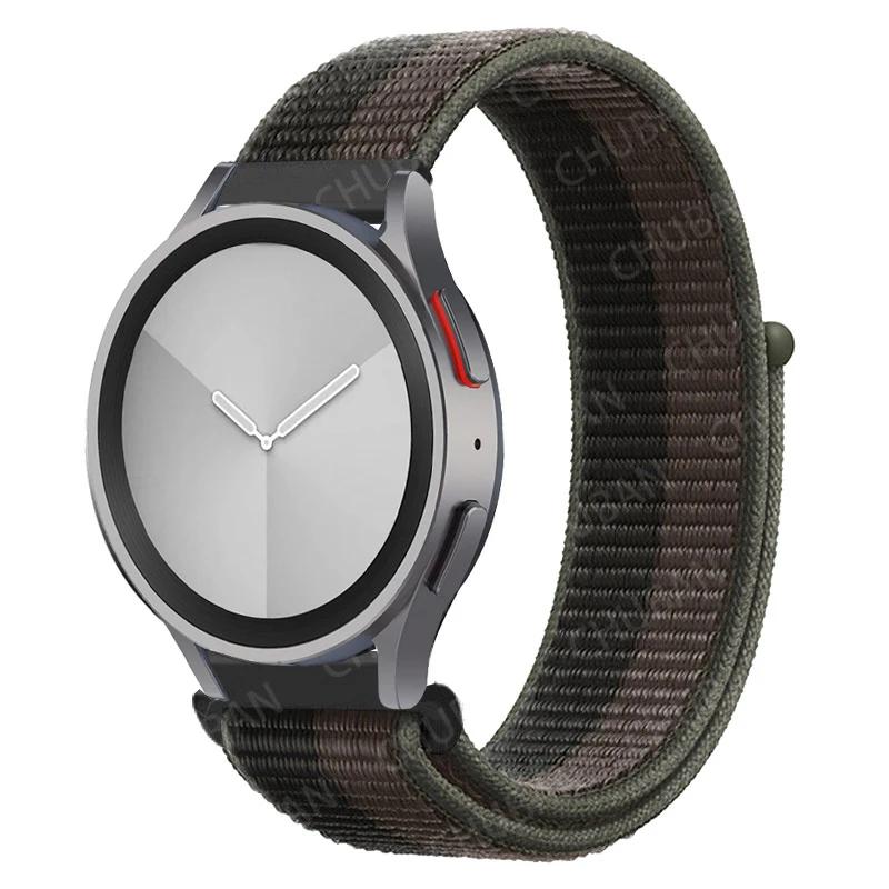 Nylon Loop Band For Samsung Galaxy Watch 6/5/pro/4/Classic/active 2 43-47-44mm 20mm/22mm Sport Bracelet Huawei Gt 4/2/e/3 Strap