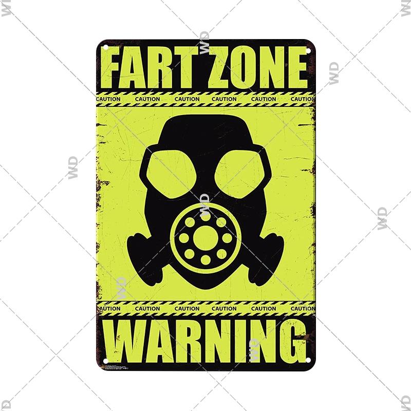 Caution Metal Tin Sign Vintage Metal Plaque Warning Slogan Retro Metal Posters Plate Signs Door Factory Home Wall Decor