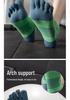 Унисекс пятипалые носки для бега Coolmax Lycra с защитой от запаха