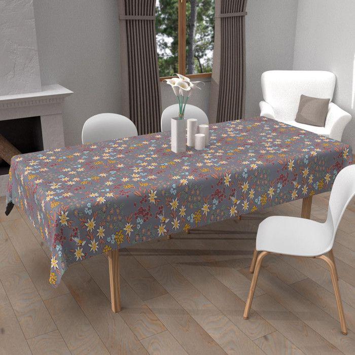 ARTEMIS Stain-resistant Printed Tablecloth, Rectangle, 140x200 Cm, by Soleil d'Ocre