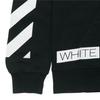 Off-White Растворяющаяся масляная живопись, религиозная полосатая толстовка с капюшоном, мужская толстовка с капюшоном, черная OMBB001F150030031088