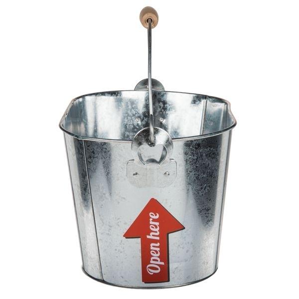 Ведерко со льдом для пива со встроенной открывалкой для бутылок