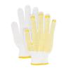 Рабочие перчатки Otafuku Gloves Gauge Свободный размер Нескользящие [7 Нескользящий ПВХ] #262 [12 пар]