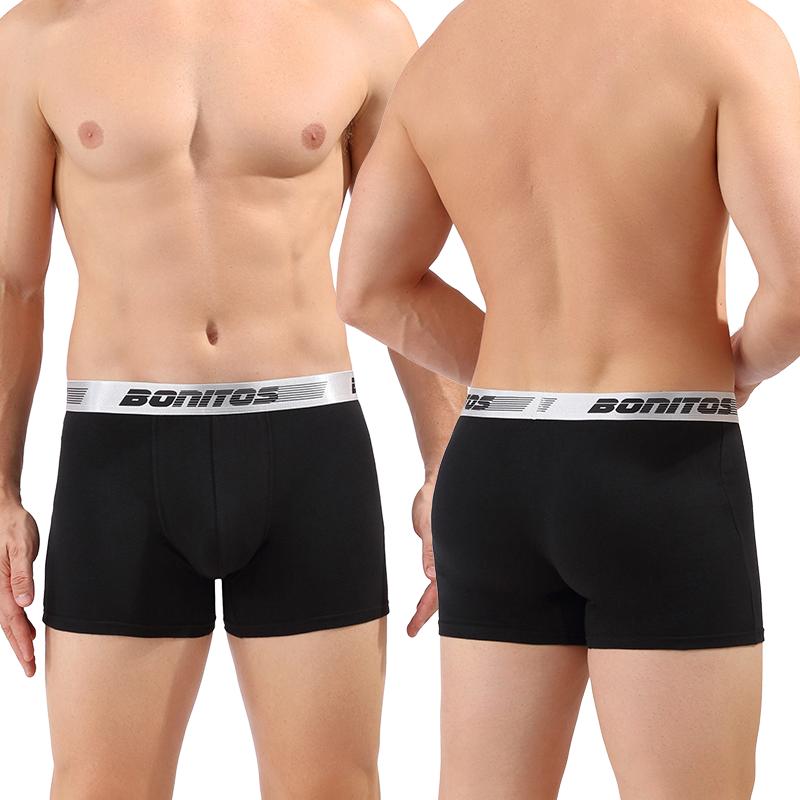 BONITOS 1 шт. Мужское нижнее белье с камуфляжным принтом для мужчин, хлопковые мужские боксеры, удобное нижнее белье