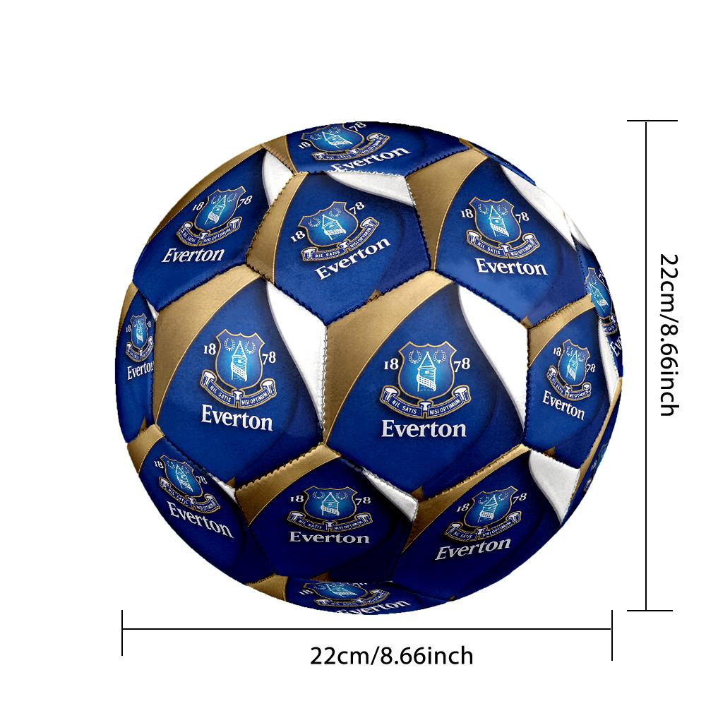 Футбольный мяч Everton Football, размер 5, с принтом, противоскользящий, для взрослых, сувенир для футбольных фанатов