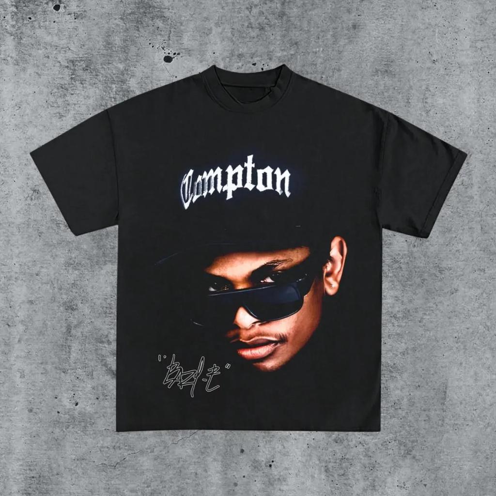 EazyE Солнцезащитные очки Compton Винтажная футболка с графикой