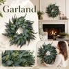 Искусственный венок для весенне-летнего декора дома, свадебное настенное украшение 50 см