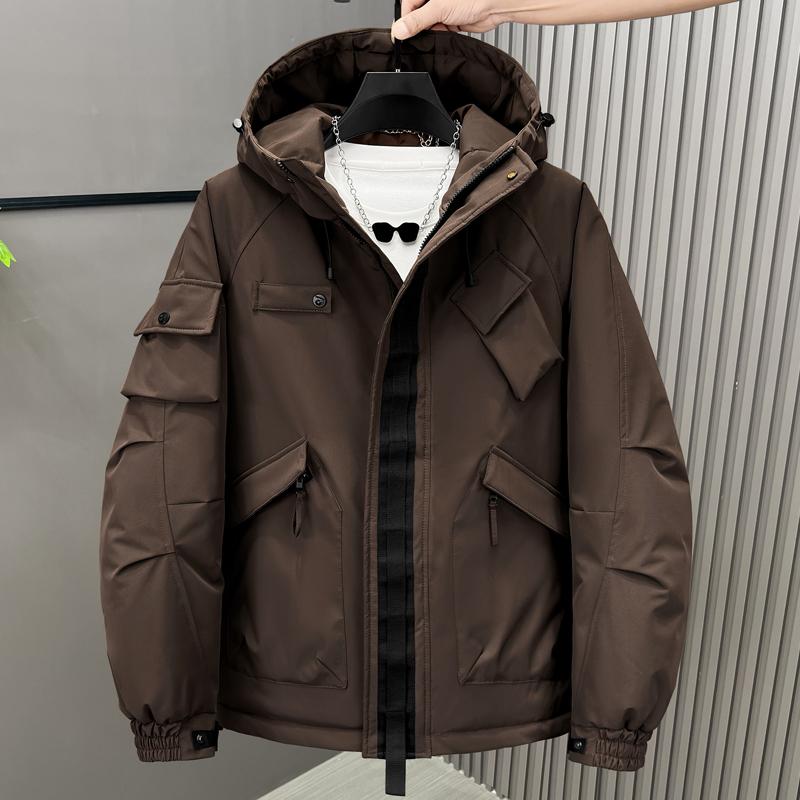 Большой размер 5XL-11XL Модные мужские парки оверсайз Зимнее пальто с капюшоном Повседневная свободная Толстая теплая зимняя куртка