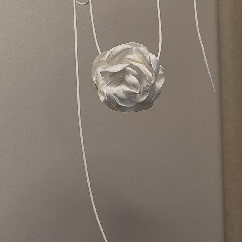 Ожерелье-колье для женщин, регулируемая цепочка для вечеринки, свадьбы, модные украшения, подарок для девочек, ожерелье с розами, романтическое