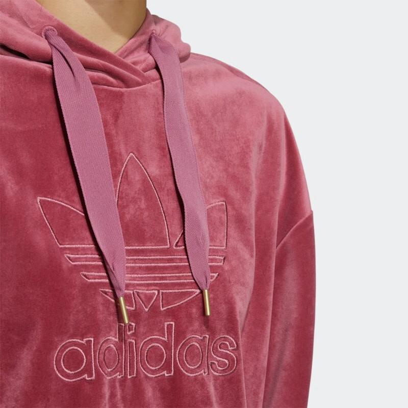 adidas Оригинальная повседневная толстовка с длинным рукавом и логотипом Letters, женская толстовка Rose GV2925