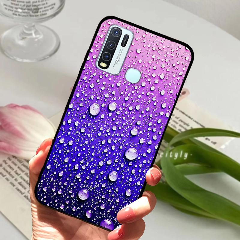 Для Vivo Y30 1938 Y50 1935 Чехол животное Силиконовый Мягкий ТПУ Задние крышки Для Vivo Y 30 50 Y30 2020 Чехол Защитный Мультяшный Funda