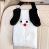 Animal Shape Hanging Armrest Box Creative Seat Back Tissue Hanging Bag Puppy Car Tissue Box  Girls