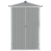 Vidaxl Szopa Ogrodowa, Szara, 116X45X175 Cm, Stal Galwanizowana
