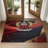 OGC Nice FC Design Crystal Velvet Rug Soft Decorative Mat for Bedroom Entrance