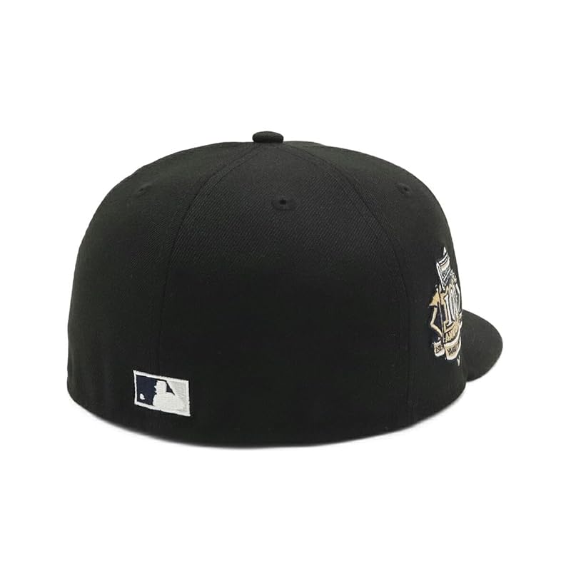 new era newera cap 59FIFTY 70907757 NER35C7098 MLB new york yankees NY black 2 black black 7 3/8 SIDE PATCH UNDER VISOR ONSPOTZ special order men's