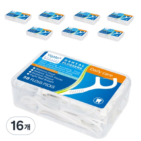 Dwitree Daily Care Smart одноразовая межзубная нить 7 см, 50 шт., 16 шт.