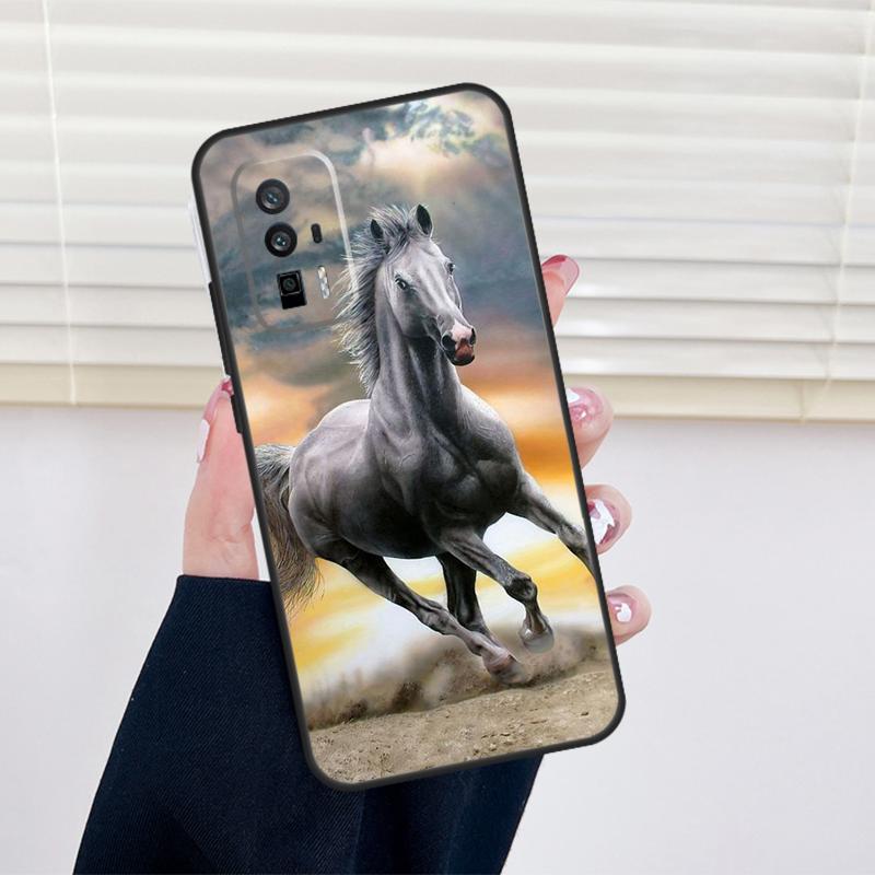 Живопись Величественная Лошадь Чехол Для Xiaomi 13 14 15 Ultra 11T 12T 13T 14T Pro POCO X7 Pro X3 X5 X6 M6 F5 F6 Pro Чехол