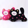 Cute Dopamine Polka Dot Cat Doll Clown Cat Pillow Plush Toy Doll Sofa Cushion Girl Gift