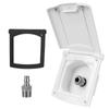 RV Accessories White Caravan Accessories For RV Boat Camper Trailer Gravity Fresh Water Fill Hatch Camper Accessories