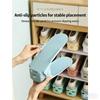 5pcs Double-layer Shoe Rack Adjustable Stacker Shoe Groove Organizer Saves Space Shoe Cabinet Organization Storage Rack Holder