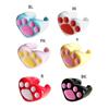 Resin Bear Paw Rings Casual Outfits Heart Open Rings Fashion Adjustable Finger Rings Personality Bear Paw Joint Rings