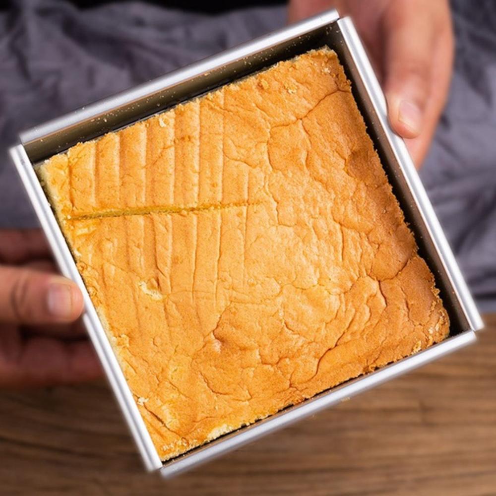 Mini Square Kitchen Cake Baking Tool Dessert Making Toast Box Loaf Pan With Lid Bread Mold